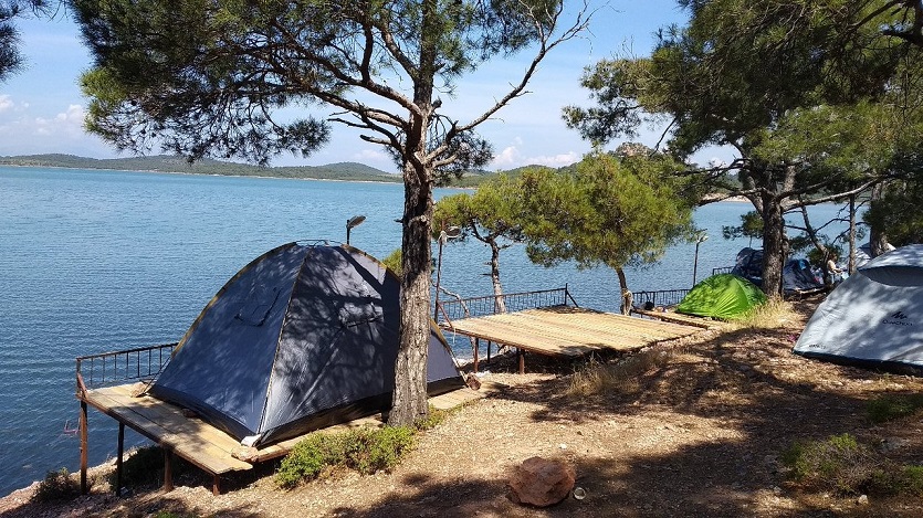 Cunda Adası Kamp Alanları, Ayvalık, Balıkesir