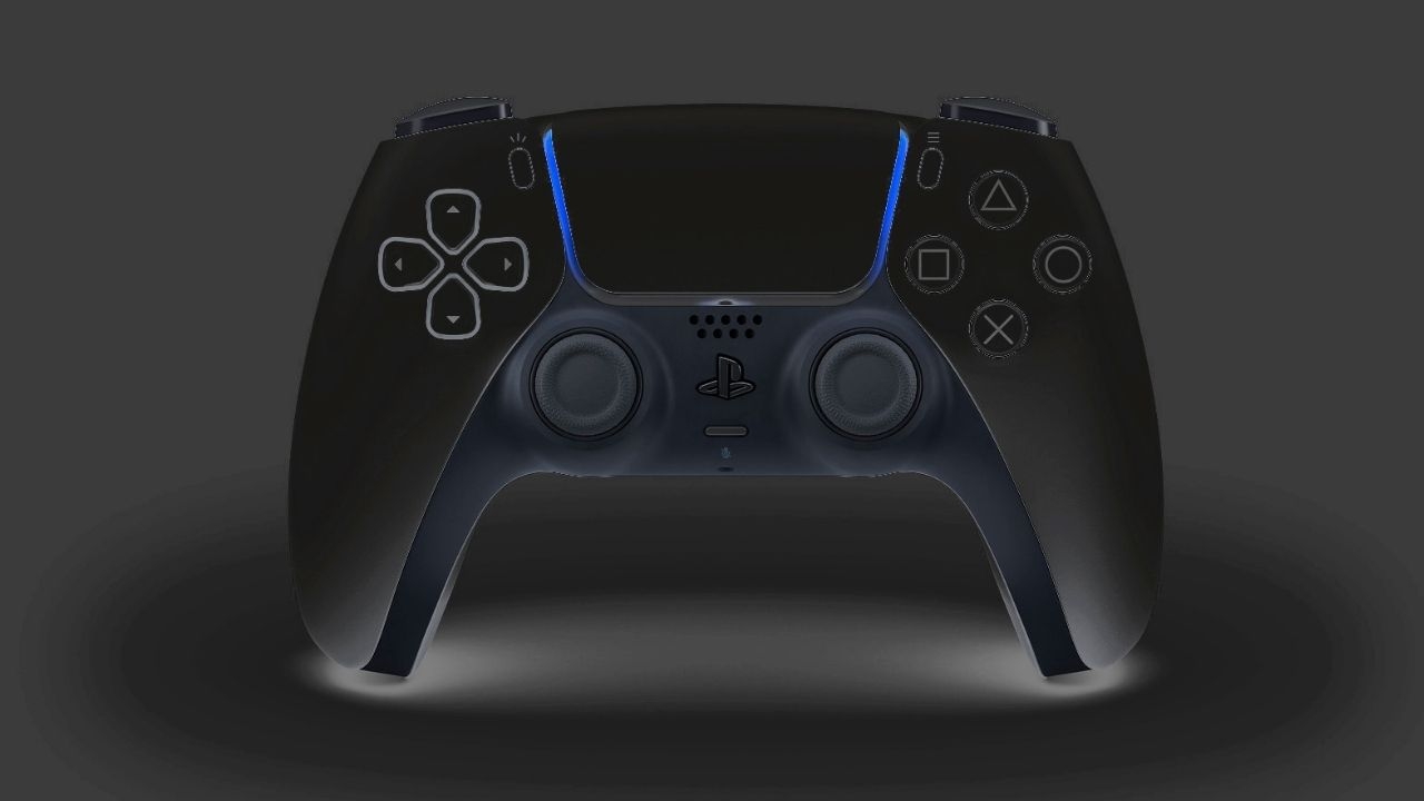 Siyah PlayStation 5 DualSense Kontrolcüsü