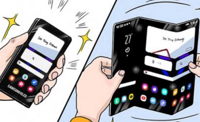 Samsung iki kez katlanan akıllı telefon