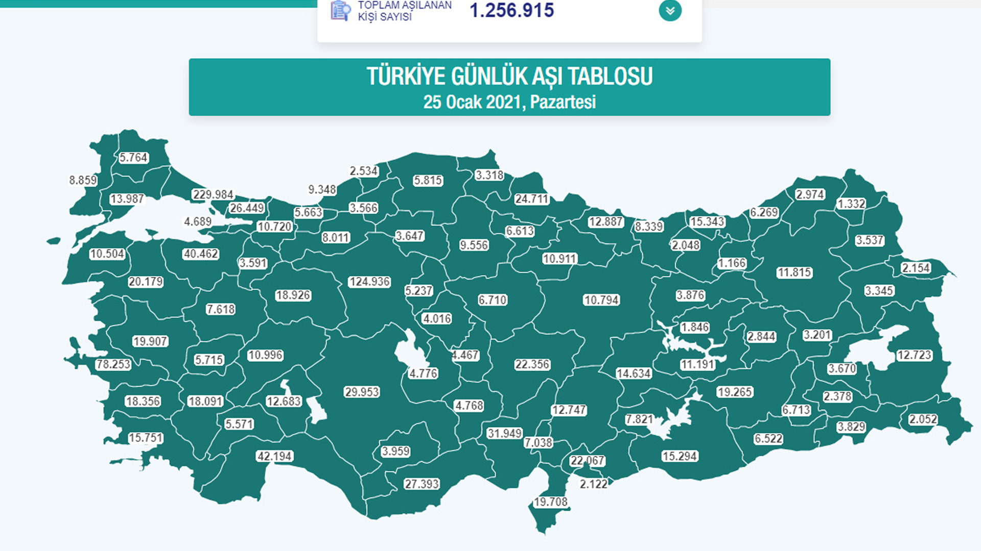 Türkiye’nin Aşı Haritası Erişime Açıldı! İşte Detaylar