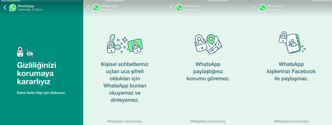 WhatsApp’tan Türkiye'ye Özel Durum