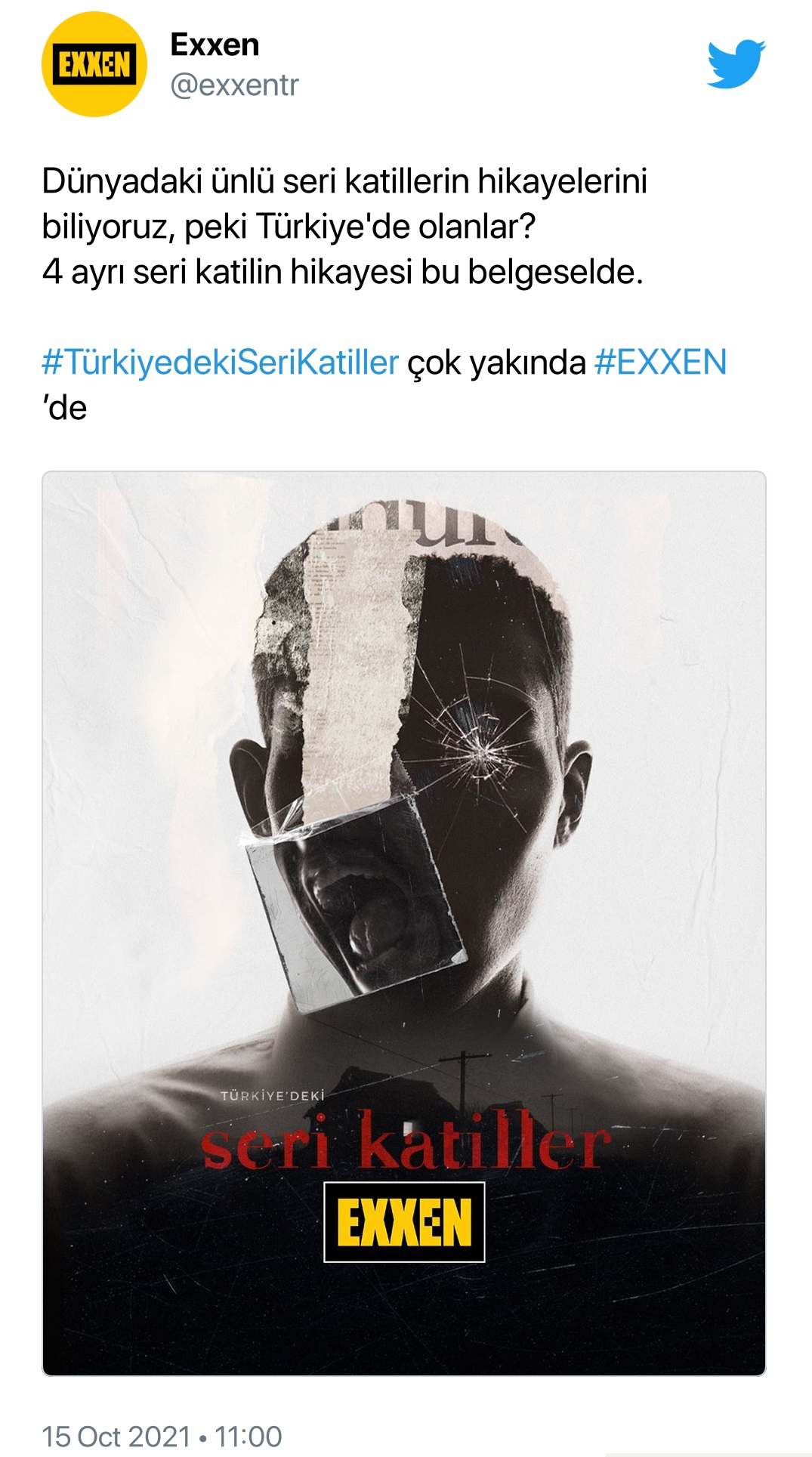 Türkiye'deki Seri Katiller Belgesi Exxen'den Geliyor!