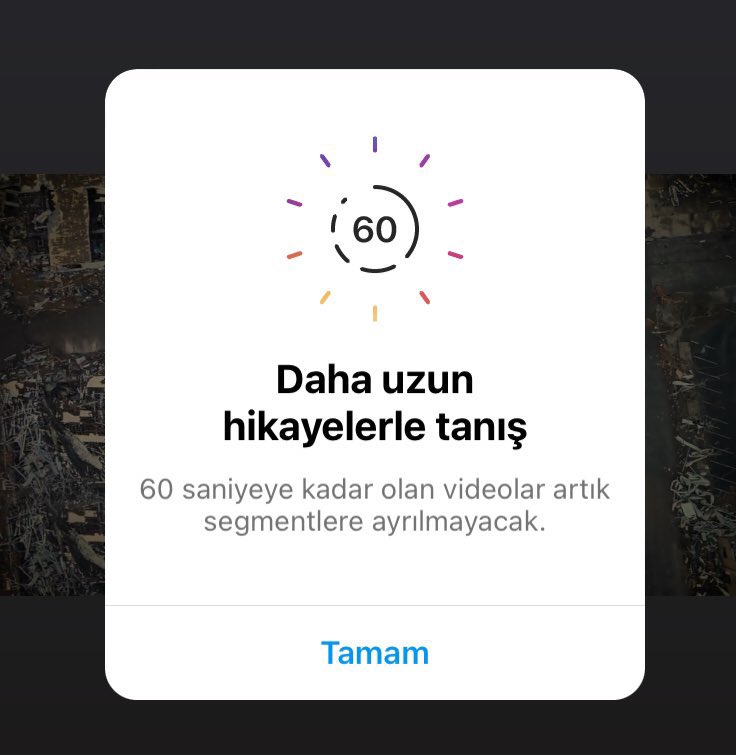 Instagram 60 Saniyelik Hikayeler Özelliği Artık Türkiye'de!