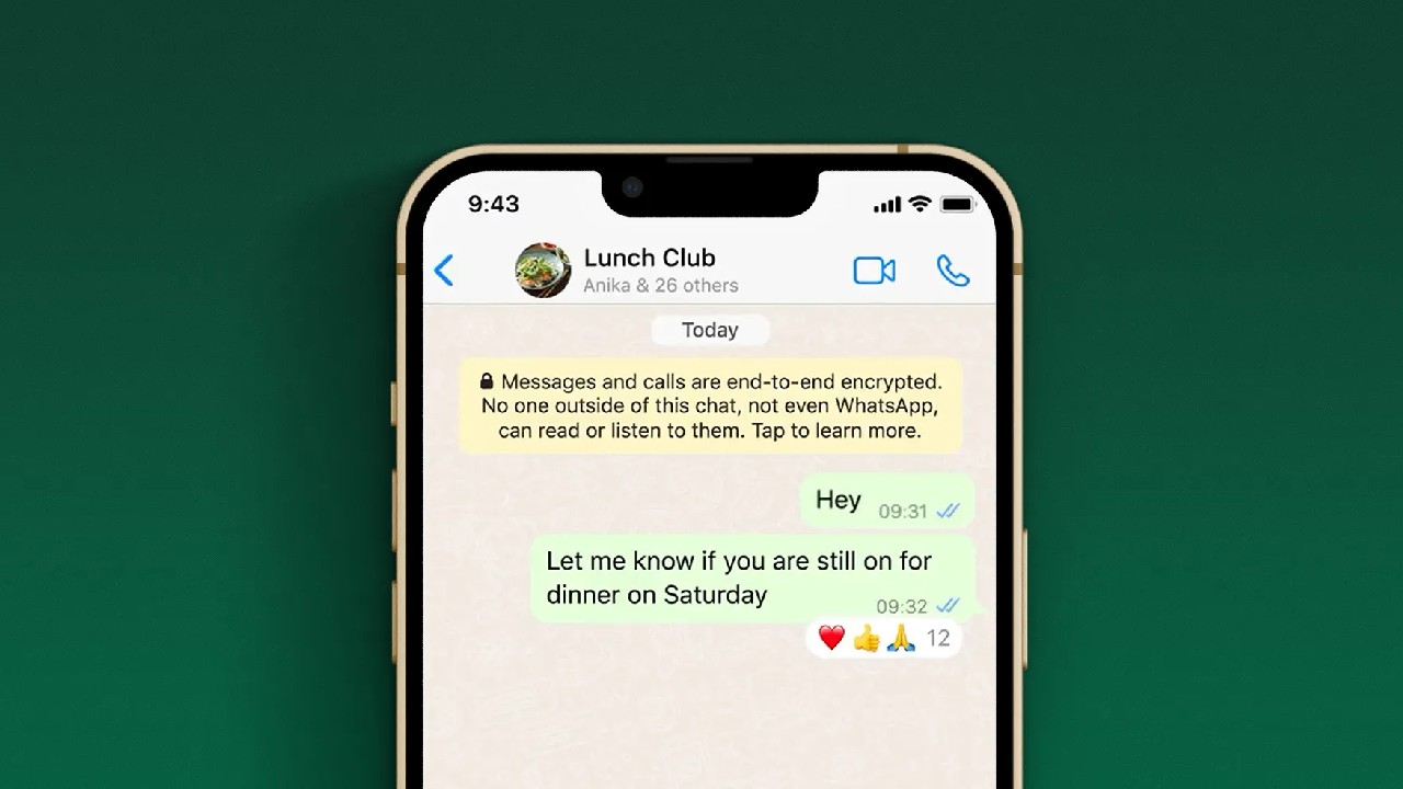 WhatsApp Mesajlara Emoji ile Tepki Verme Özelliği Geldi!
