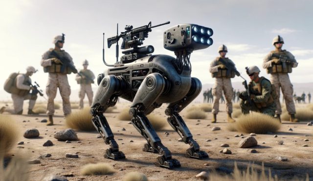 Gerçek oldu! Silahlı robot köpekler orduya giriyor