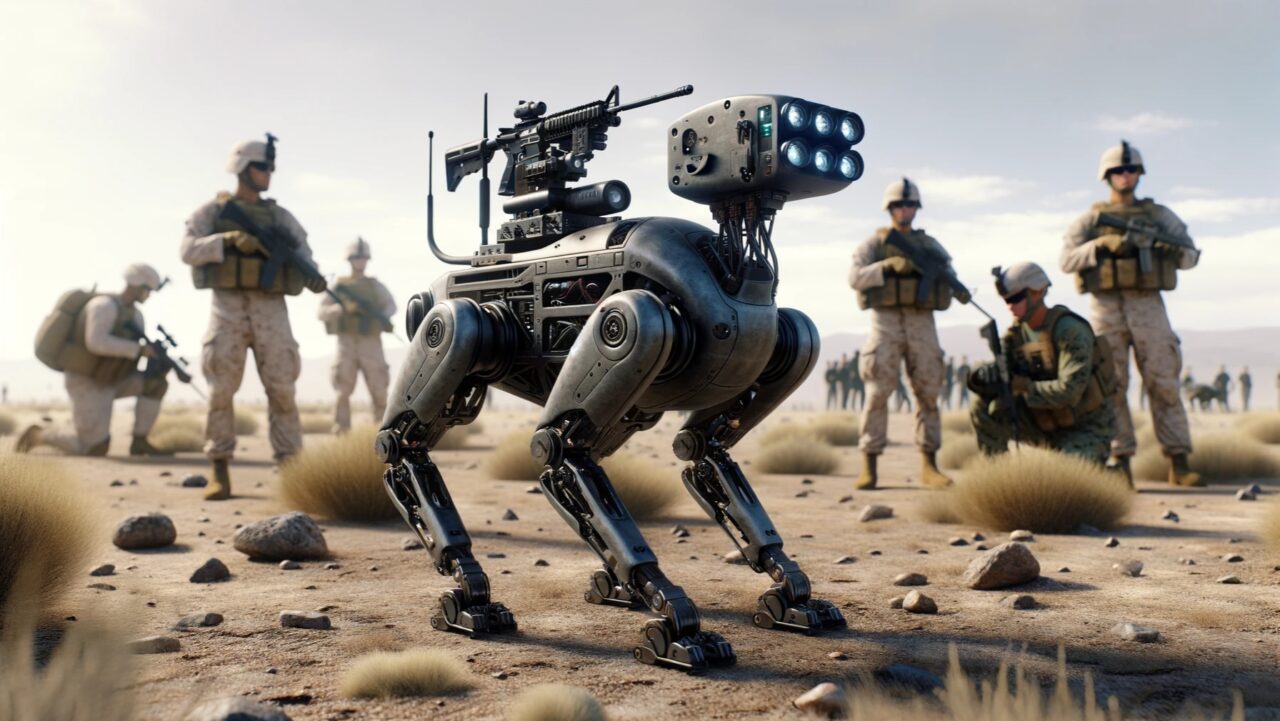 Gerçek oldu! Silahlı robot köpekler orduya giriyor